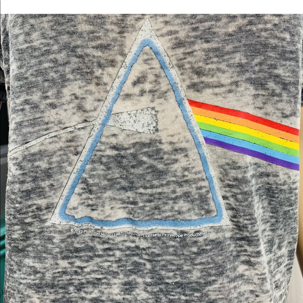 Pink Floyd size medium t-shirt solid gray casual - Picture 3 of 5